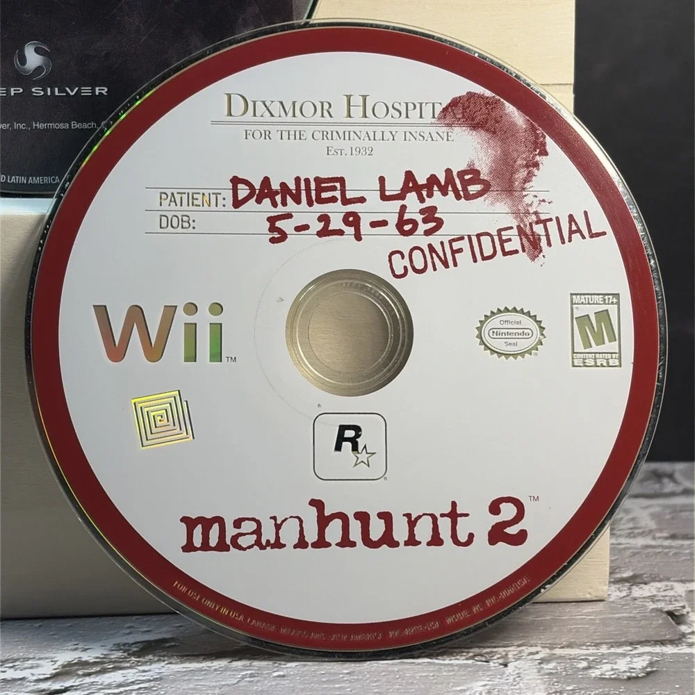 Will Bundle - Manhunt 2 & Cursed Mountain - Authentic, Loose disc only, T&W